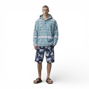 Faherty Baja Pullover Hoodie/Poncho